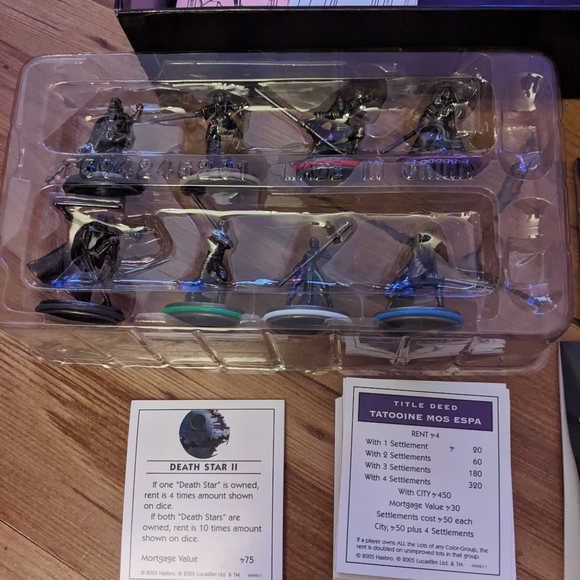 Vintage Monopoly Star Wars Saga Edition 2005 Parker Brothers Board Game - Picture 6 of 8